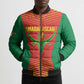 Madagascar Basketball Custom Bomber Puffer Jacket Come On Angel Manzano