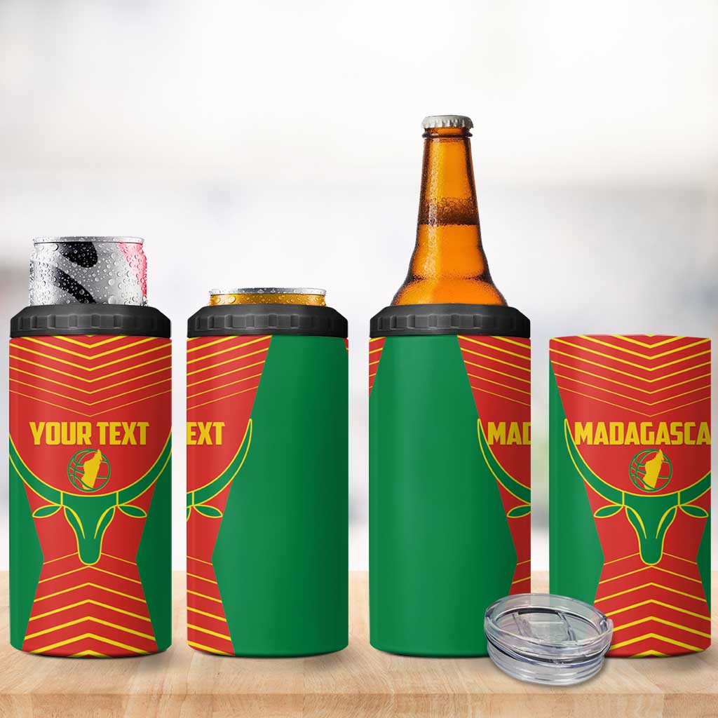 Afro Basketball Custom Madagascar 4 in 1 Can Cooler Tumbler Come On Angel Manzano - African Pride