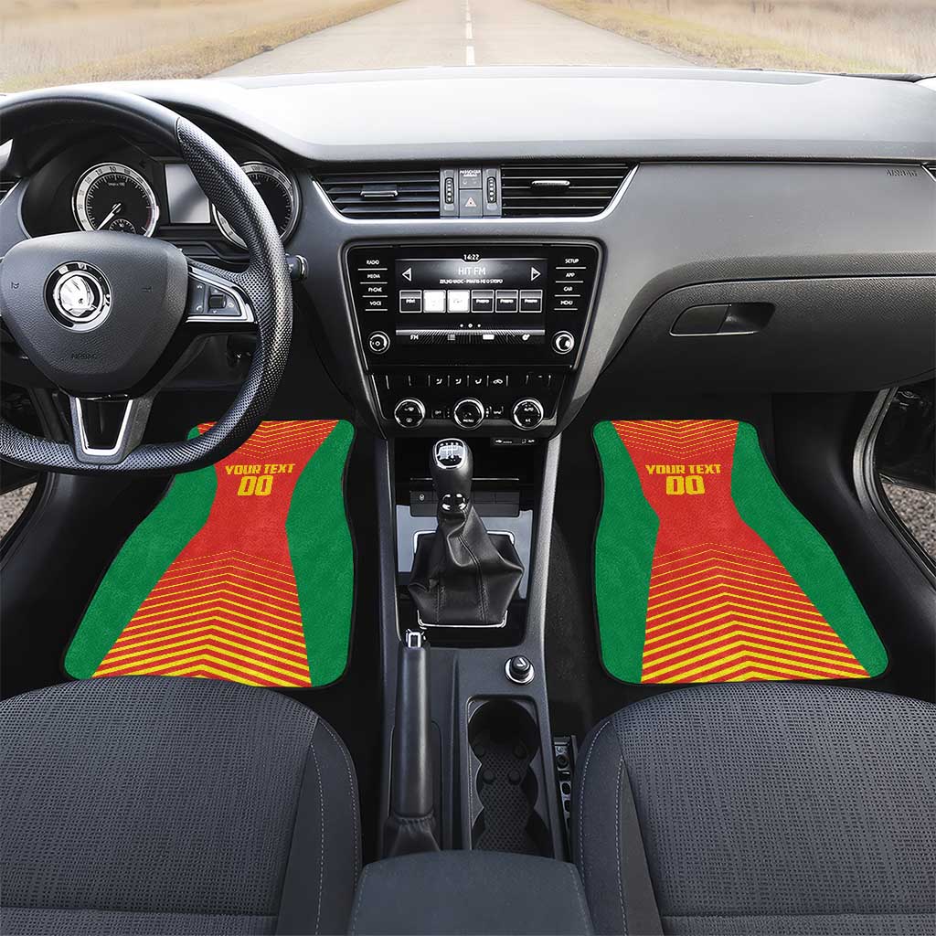 Afro Basketball Custom Madagascar Car Mats Come On Angel Manzano - African Pride