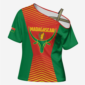 Madagascar Basketball Custom Cross Shoulder Shirt Come On Angel Manzano