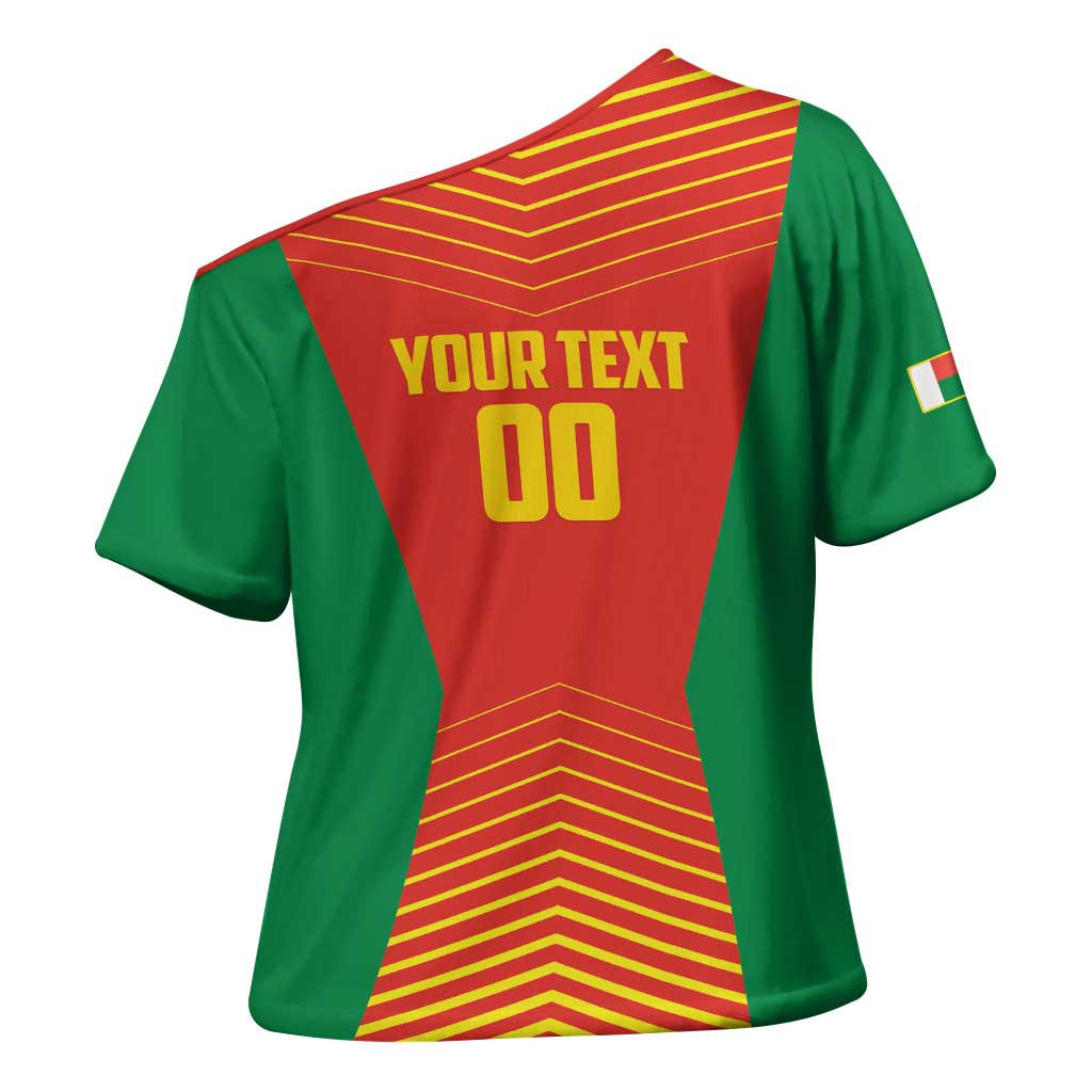 Madagascar Basketball Custom Cross Shoulder Shirt Come On Angel Manzano