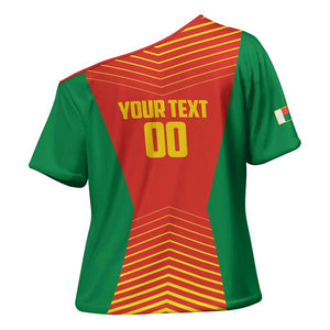 Madagascar Basketball Custom Cross Shoulder Shirt Come On Angel Manzano