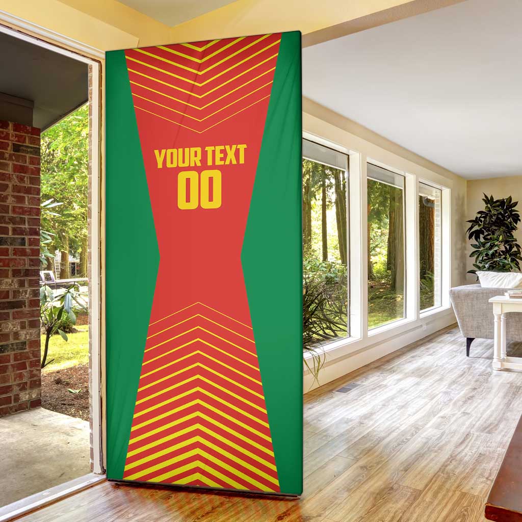Madagascar Basketball Custom Door Cover Come On Angel Manzano