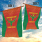 Afro Basketball Custom Madagascar Garden Flag Come On Angel Manzano - African Pride