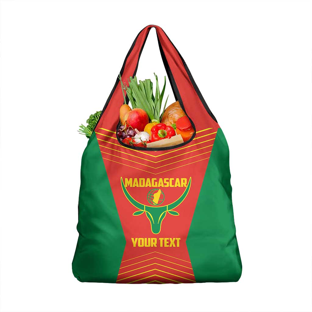 Afro Basketball Custom Madagascar Grocery Bag Come On Angel Manzano - African Pride