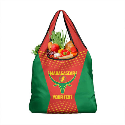 Afro Basketball Custom Madagascar Grocery Bag Come On Angel Manzano - African Pride