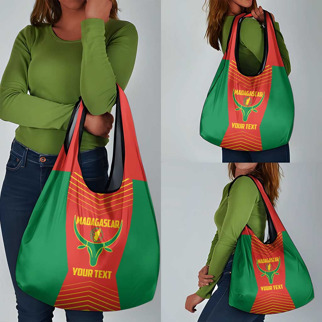 Afro Basketball Custom Madagascar Grocery Bag Come On Angel Manzano - African Pride