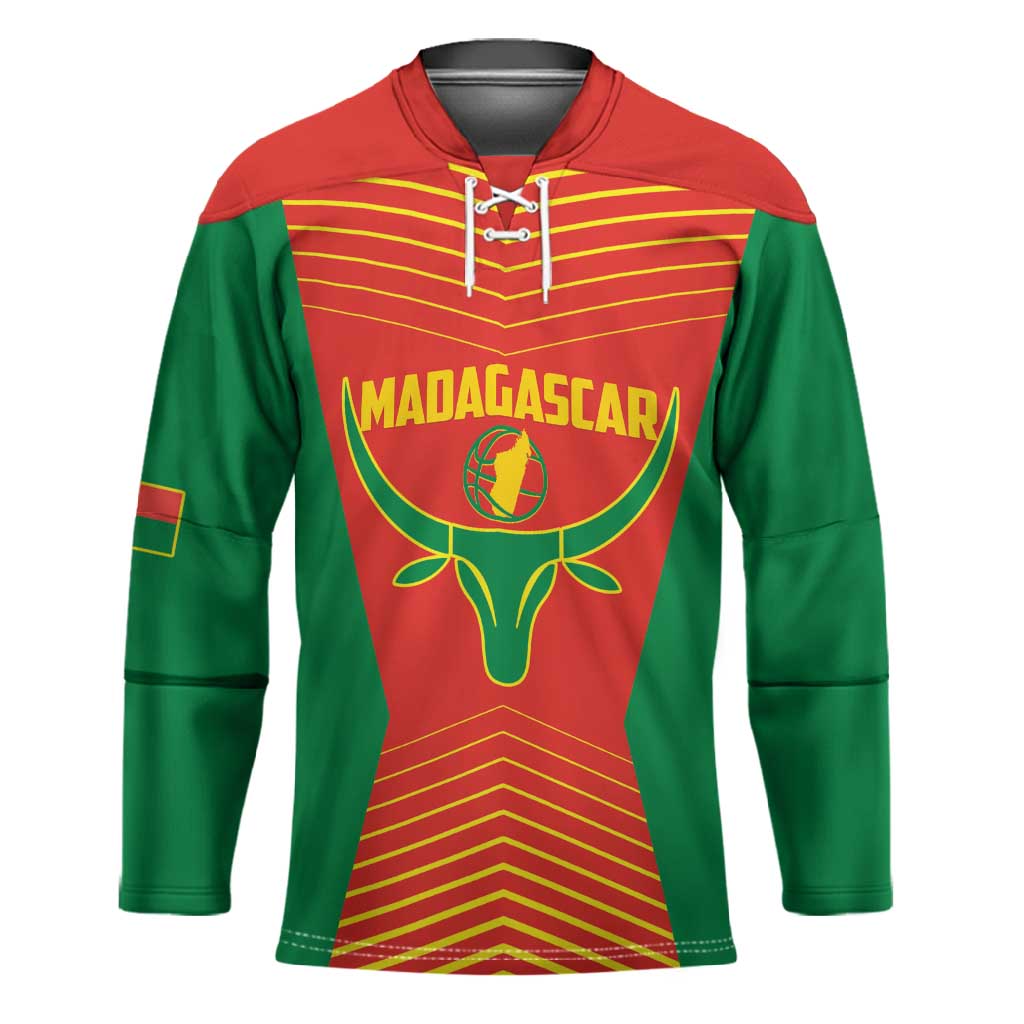 Madagascar Basketball Custom Hockey Jersey Come On Angel Manzano