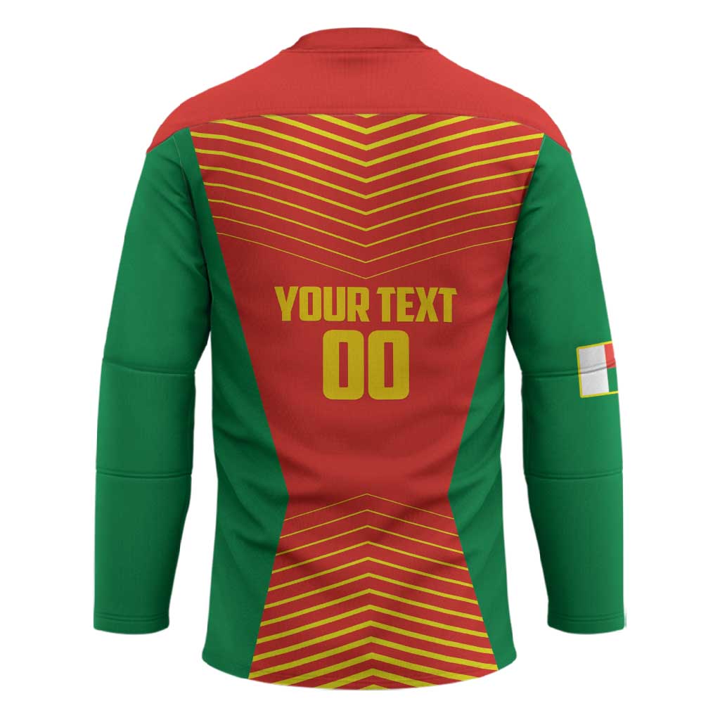 Madagascar Basketball Custom Hockey Jersey Come On Angel Manzano