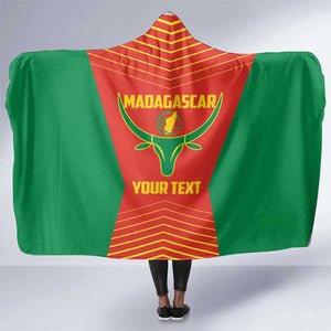 Afro Basketball Custom Madagascar Hooded Blanket Come On Angel Manzano - African Pride