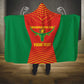 Afro Basketball Custom Madagascar Hooded Blanket Come On Angel Manzano - African Pride