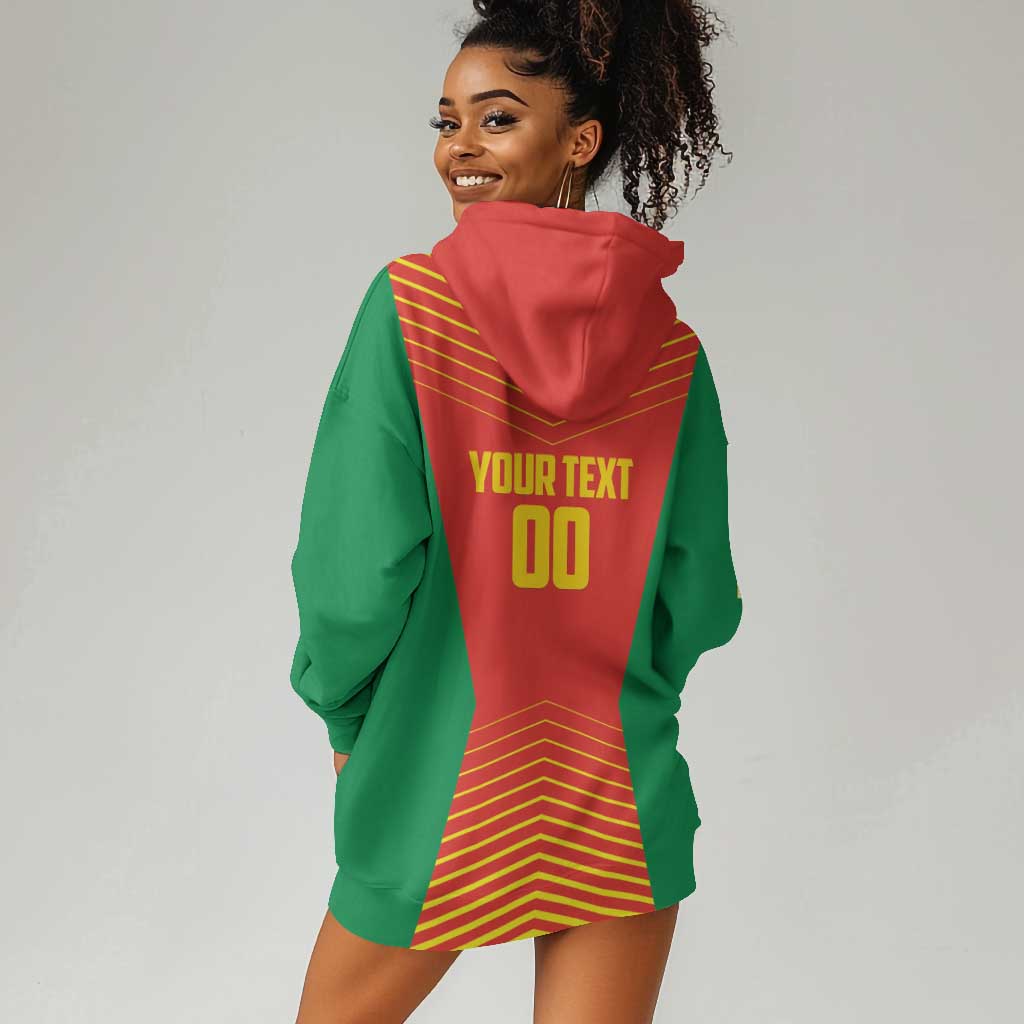 Afro Basketball Custom Madagascar Hoodie Dress Come On Angel Manzano - African Pride