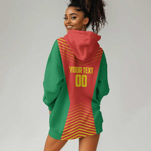 Afro Basketball Custom Madagascar Hoodie Dress Come On Angel Manzano - African Pride