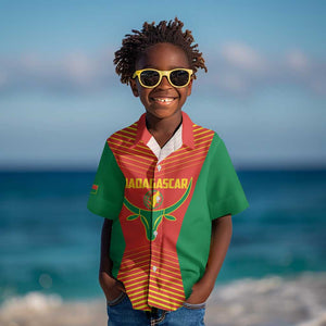 Afro Basketball Custom Madagascar Kid Hawaiian Shirt Come On Angel Manzano - African Pride