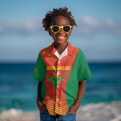 Afro Basketball Custom Madagascar Kid Hawaiian Shirt Come On Angel Manzano - African Pride