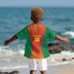 Afro Basketball Custom Madagascar Kid Hawaiian Shirt Come On Angel Manzano - African Pride