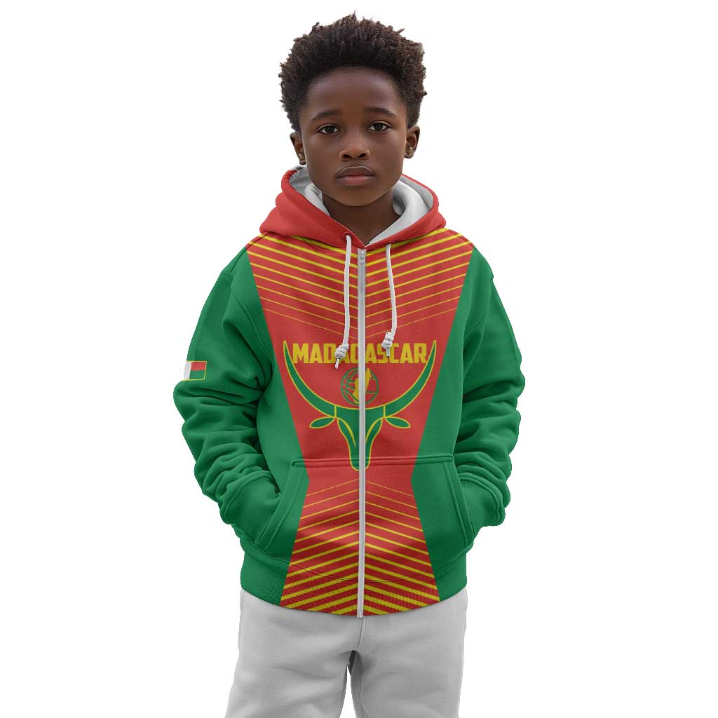Afro Basketball Custom Madagascar Kid Hoodie Come On Angel Manzano - African Pride