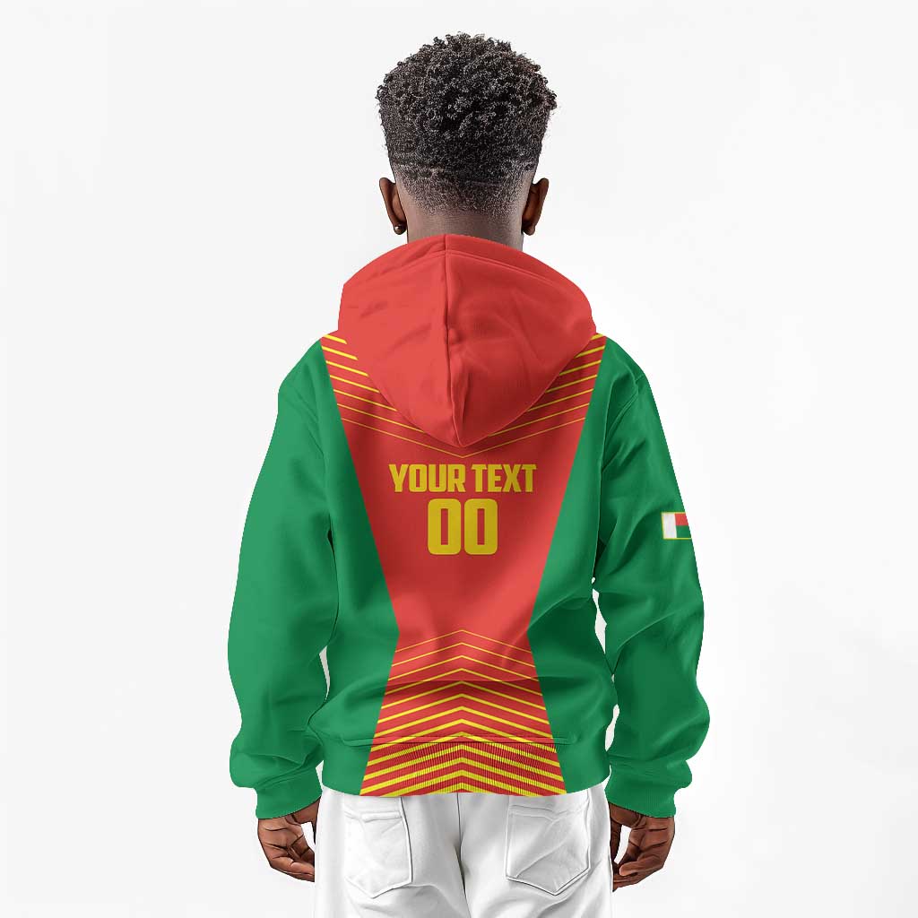 Afro Basketball Custom Madagascar Kid Hoodie Come On Angel Manzano - African Pride