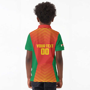 Afro Basketball Custom Madagascar Kid Polo Shirt Come On Angel Manzano - African Pride
