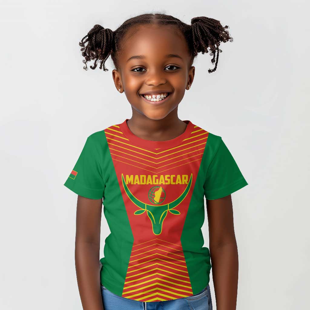 Afro Basketball Custom Madagascar Kid T shirt Come On Angel Manzano - African Pride