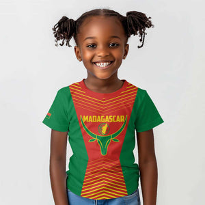 Afro Basketball Custom Madagascar Kid T shirt Come On Angel Manzano - African Pride