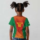 Afro Basketball Custom Madagascar Kid T shirt Come On Angel Manzano - African Pride
