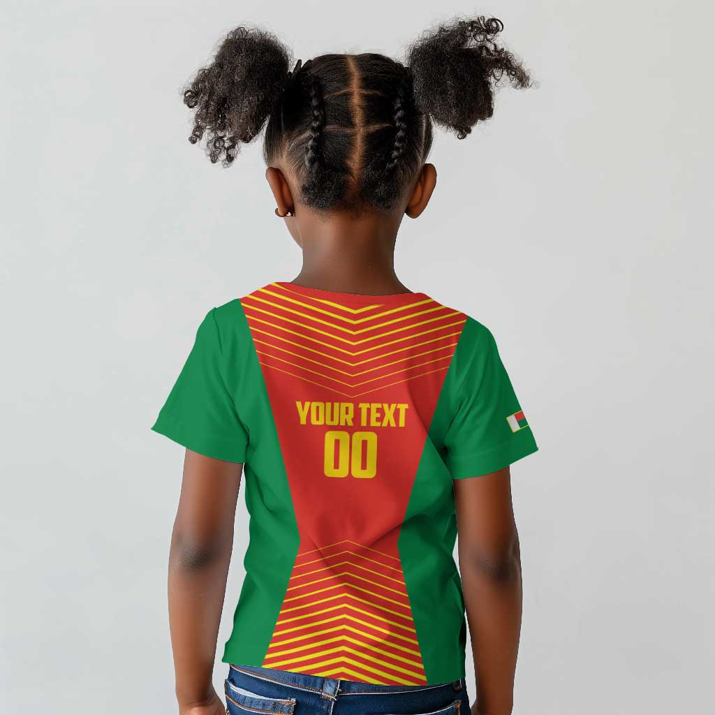 Afro Basketball Custom Madagascar Kid T shirt Come On Angel Manzano - African Pride