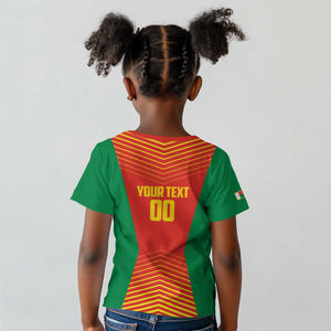 Afro Basketball Custom Madagascar Kid T shirt Come On Angel Manzano - African Pride