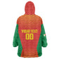 Afro Basketball Custom Madagascar Kid Wearable Blanket Hoodie Come On Angel Manzano - African Pride