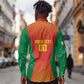 Afro Basketball Custom Madagascar Long Sleeve Button Shirt Come On Angel Manzano - African Pride