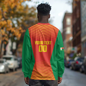 Afro Basketball Custom Madagascar Long Sleeve Shirt Come On Angel Manzano - African Pride