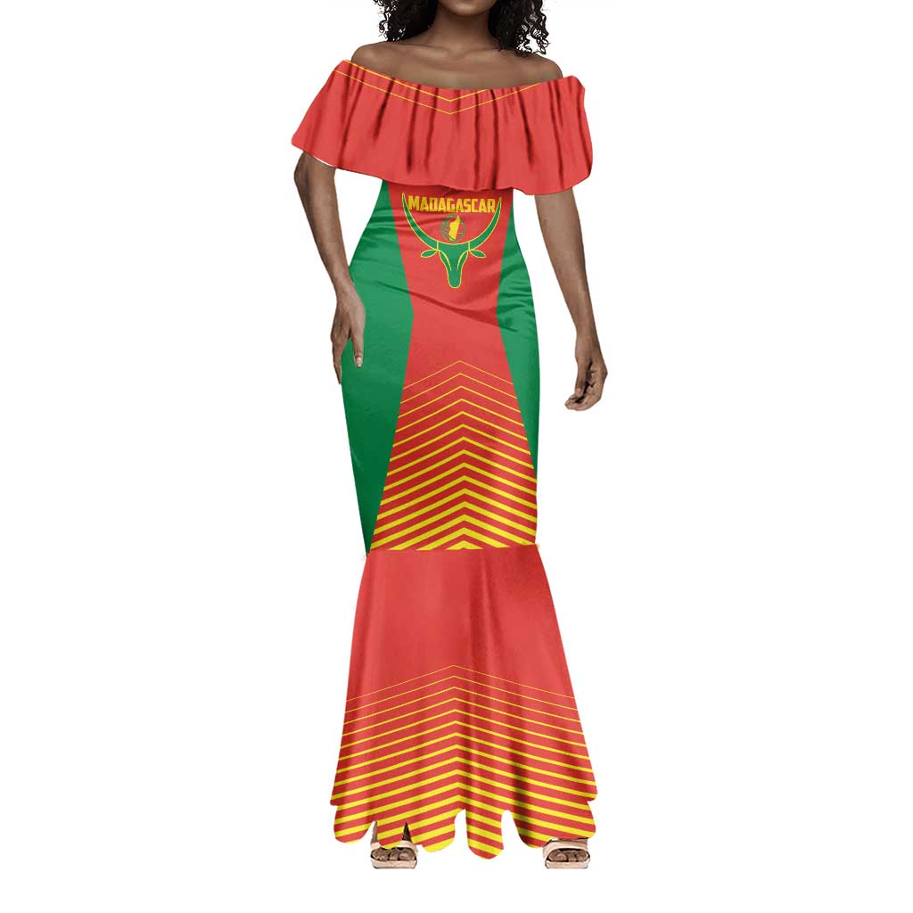 Afro Basketball Custom Madagascar Mermaid Dress Come On Angel Manzano - African Pride