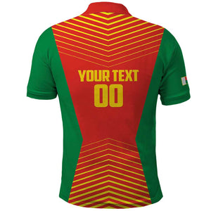 Afro Basketball Custom Madagascar Polo Shirt Come On Angel Manzano - African Pride