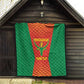 Afro Basketball Custom Madagascar Quilt Come On Angel Manzano - African Pride