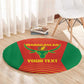 Afro Basketball Custom Madagascar Round Carpet Come On Angel Manzano - African Pride