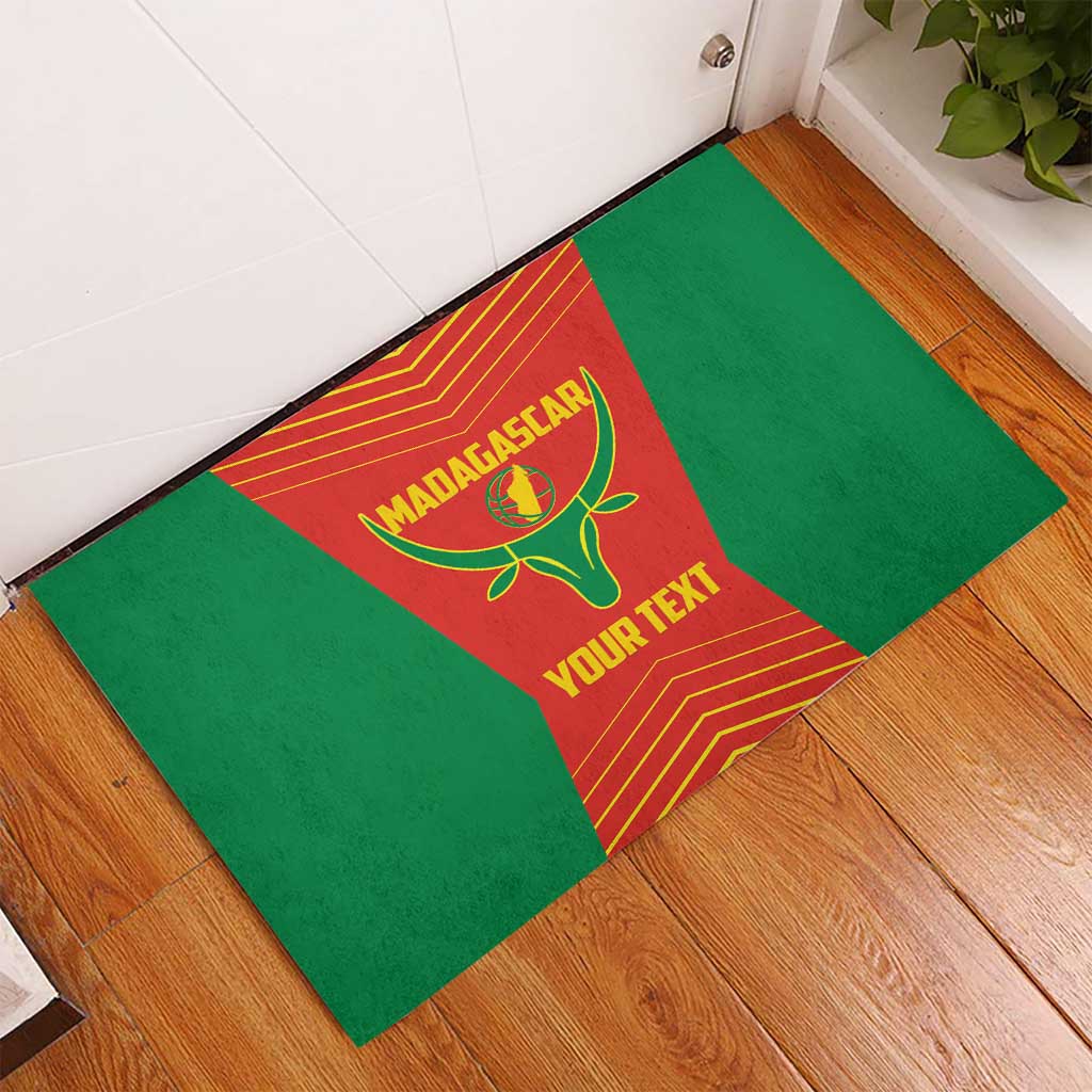 Afro Basketball Custom Madagascar Rubber Doormat Come On Angel Manzano - African Pride