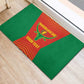 Afro Basketball Custom Madagascar Rubber Doormat Come On Angel Manzano - African Pride