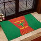 Afro Basketball Custom Madagascar Rubber Doormat Come On Angel Manzano - African Pride