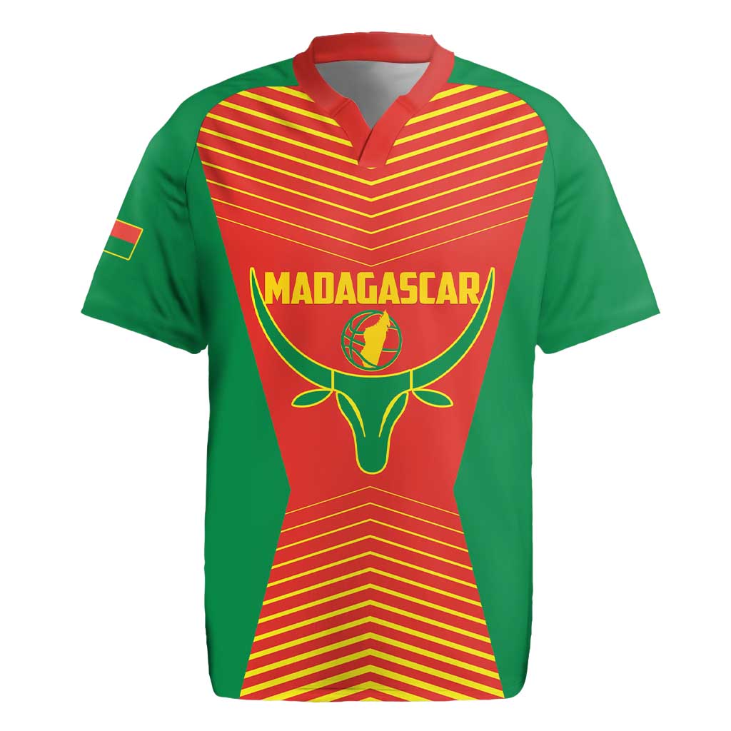 Afro Basketball Custom Madagascar Rugby Jersey Come On Angel Manzano - African Pride