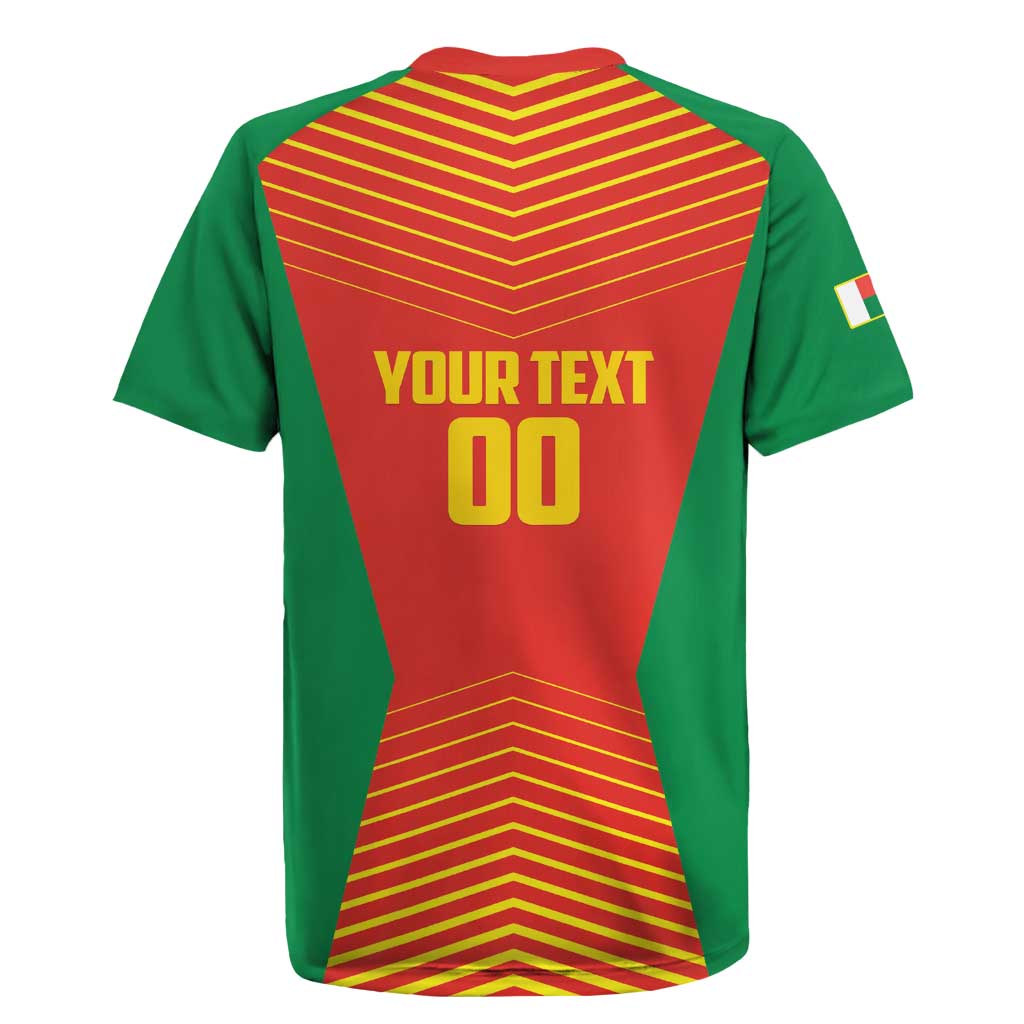 Afro Basketball Custom Madagascar Rugby Jersey Come On Angel Manzano - African Pride