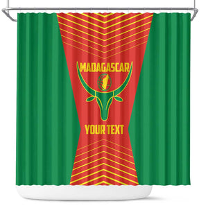 Afro Basketball Custom Madagascar Shower Curtain Come On Angel Manzano - African Pride