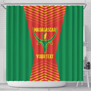 Afro Basketball Custom Madagascar Shower Curtain Come On Angel Manzano - African Pride