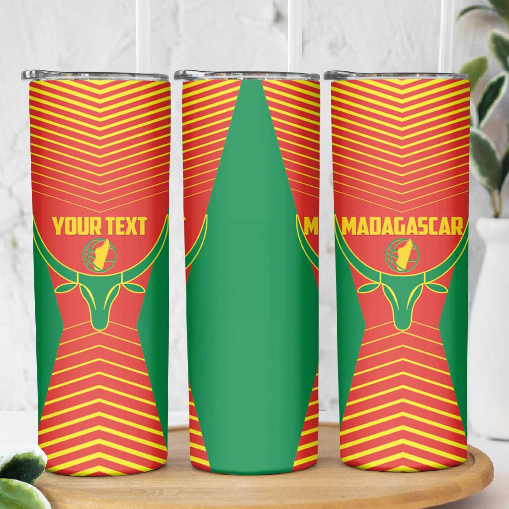 Afro Basketball Custom Madagascar Skinny Tumbler Come On Angel Manzano - African Pride