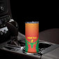Afro Basketball Custom Madagascar Skinny Tumbler Come On Angel Manzano - African Pride