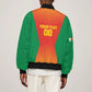 Afro Basketball Custom Madagascar Sleeve Zip Bomber Jacket Come On Angel Manzano - African Pride