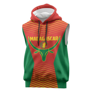 Afro Basketball Custom Madagascar Sleeveless Hoodie Come On Angel Manzano - African Pride