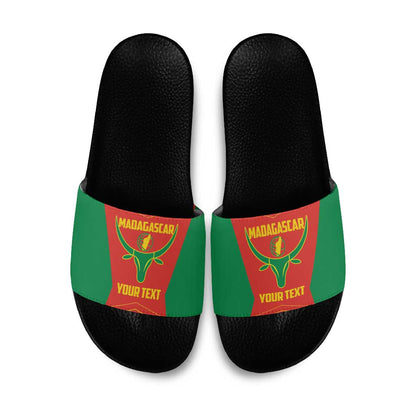 Madagascar Basketball Custom Slide Sandals Come On Angel Manzano