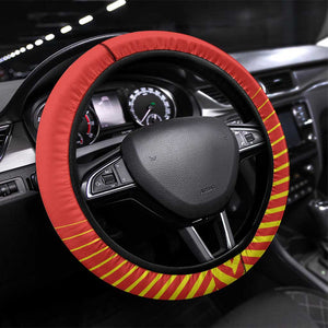 Afro Basketball Madagascar Steering Wheel Cover Come On Angel Manzano - African Pride