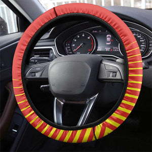 Afro Basketball Madagascar Steering Wheel Cover Come On Angel Manzano - African Pride