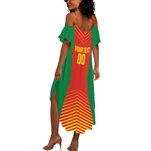 Afro Basketball Custom Madagascar Summer Maxi Dress Come On Angel Manzano - African Pride